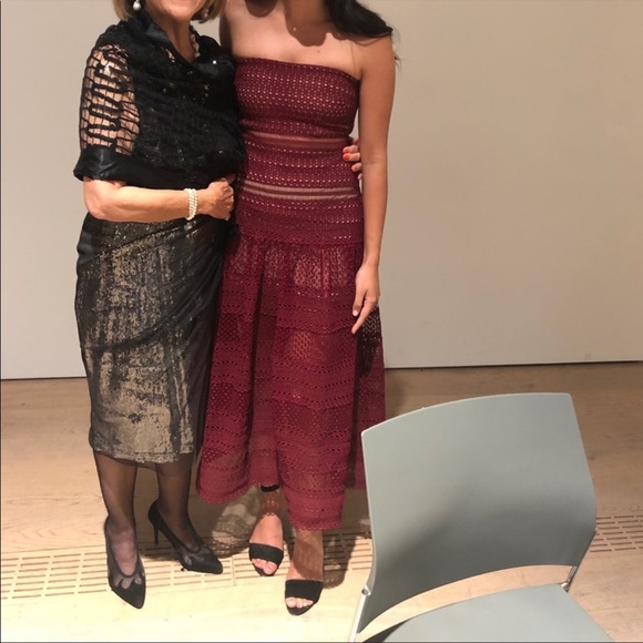 Self Portrait Strapless Dress - Picture 3 of 4